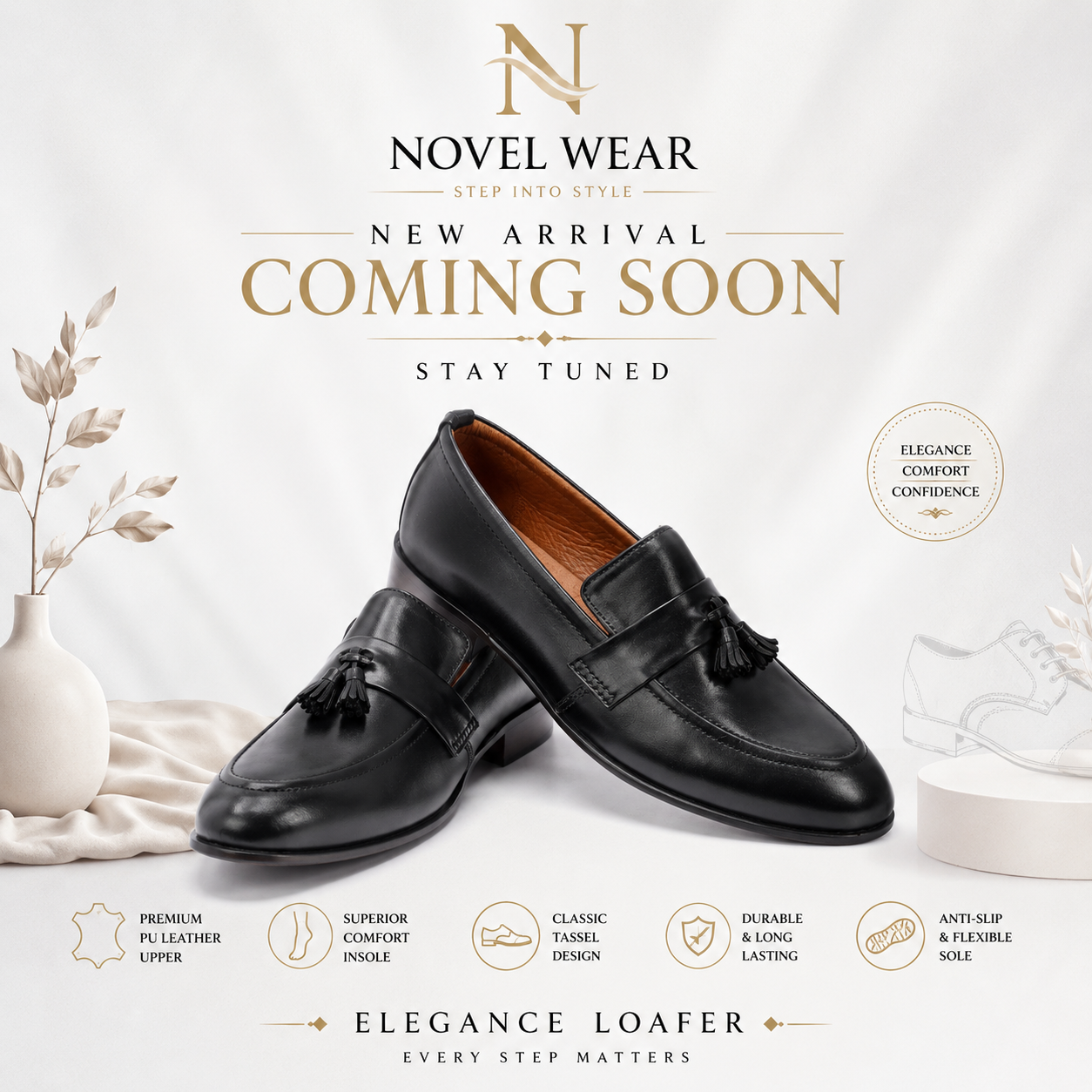 Elegance Loafer-Black