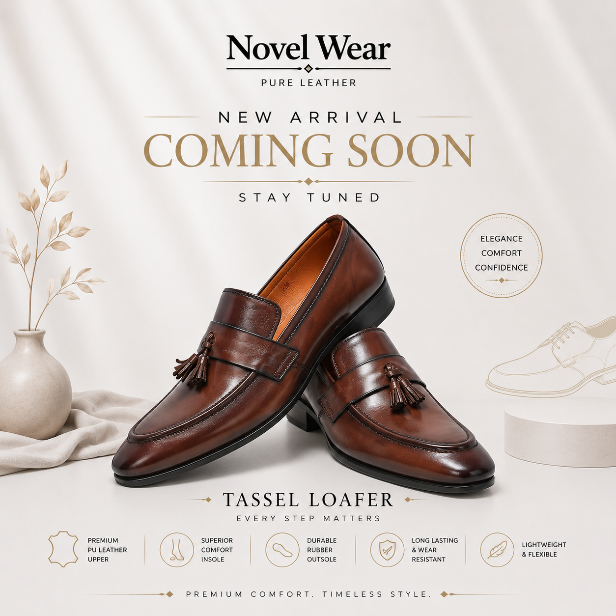 Tassel Loafer- Brown