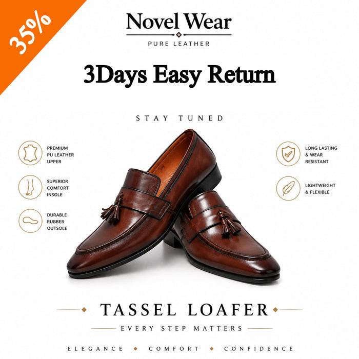 Tassel Loafer- Brown