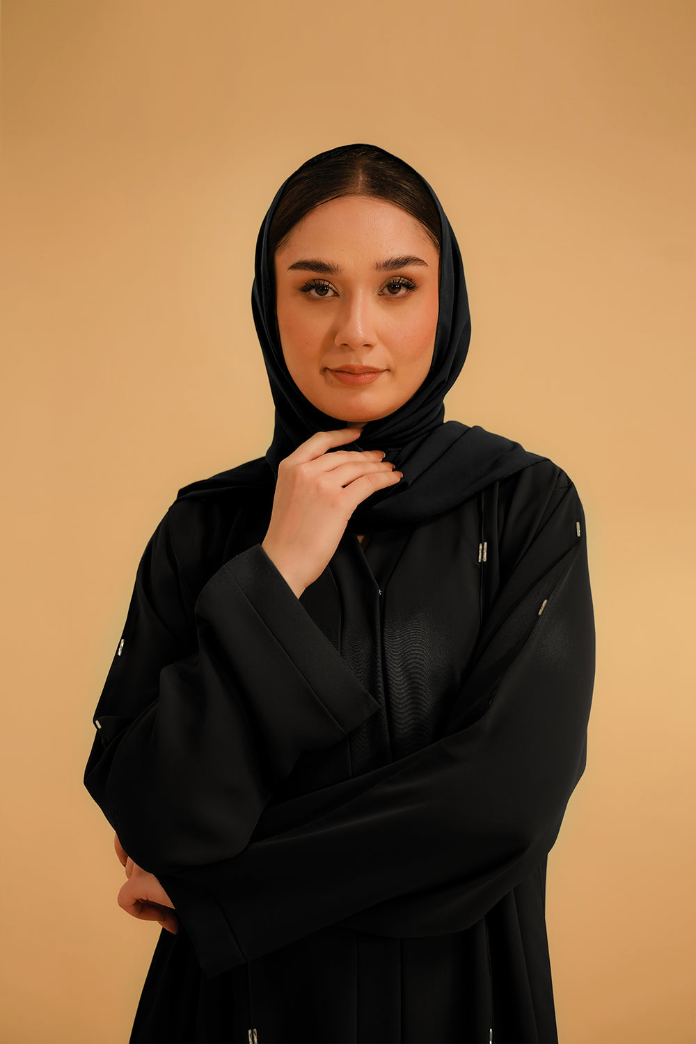 Embellished Abaya Set | Black