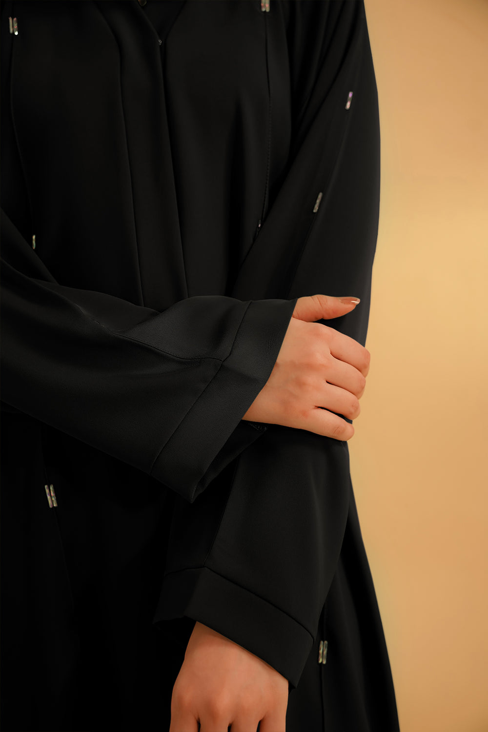 Embellished Abaya Set | Black